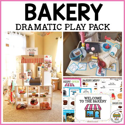 Dramatic Play Bakery Printables Free